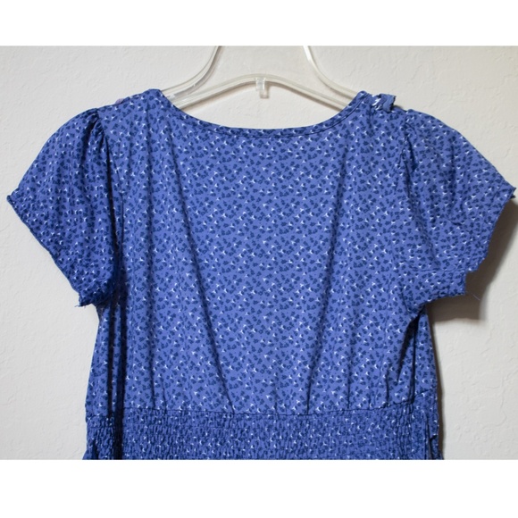 Blue Tiny Floral Daily Dress - Picture 5 of 5